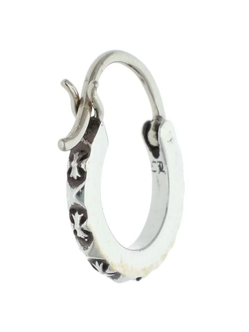 Chrome Hearts Hoop Tfp Tiny Silver Earrings